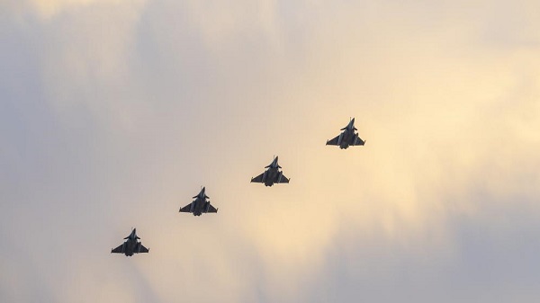 Gli aerei Rafale della Quarta Ala hanno aperto l'inseguimento durante l'attacco dell'Iran a Israele